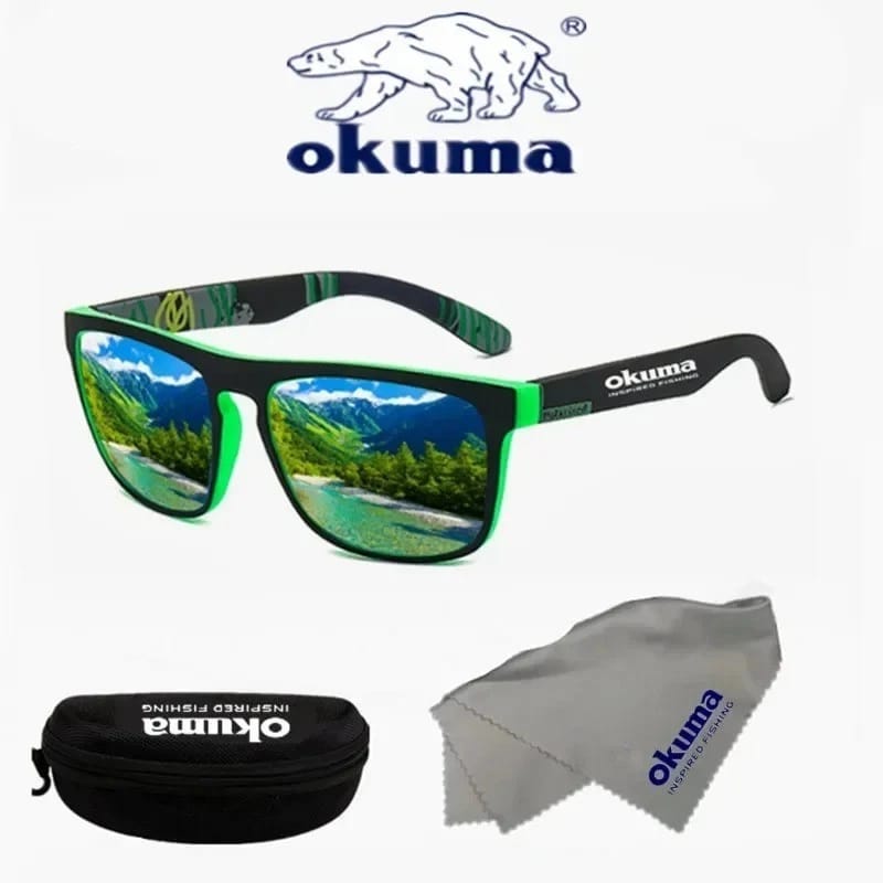 Okuma polarized sunglasses UV400 for men and women outdoor hunting, fishing, driving bicycles, sunglasses with box