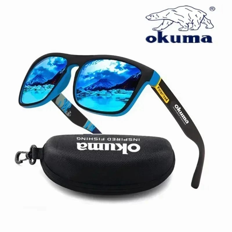 Okuma polarized sunglasses UV400 for men and women outdoor hunting, fishing, driving bicycles, sunglasses with box