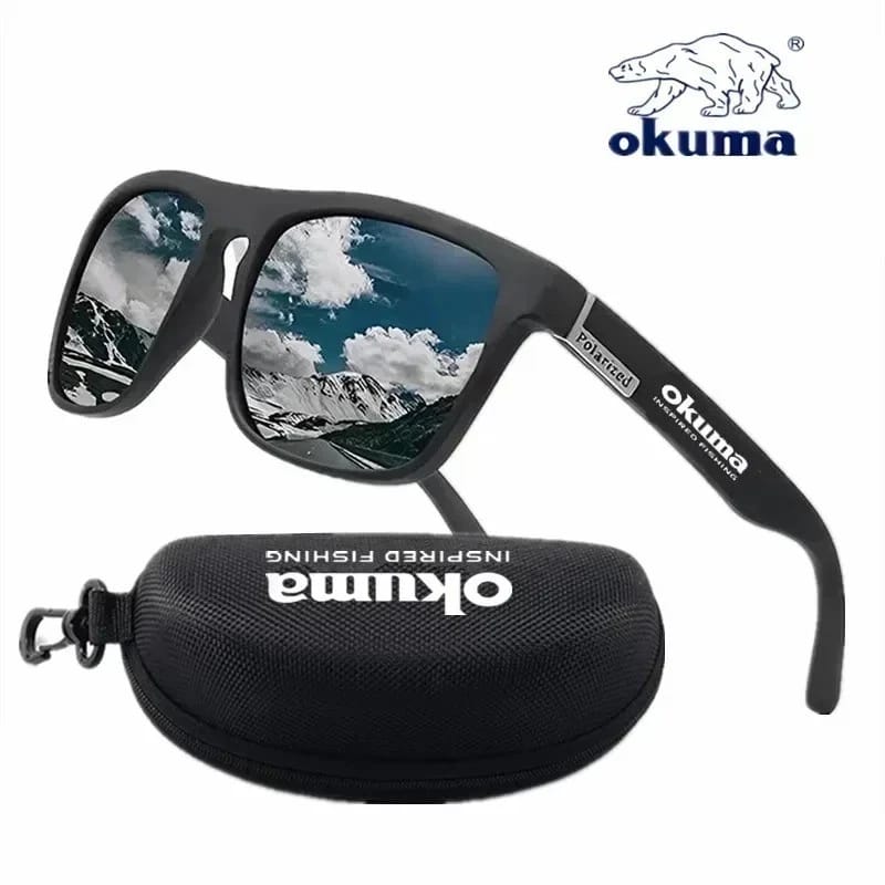 Okuma polarized sunglasses UV400 for men and women outdoor hunting, fishing, driving bicycles, sunglasses with box