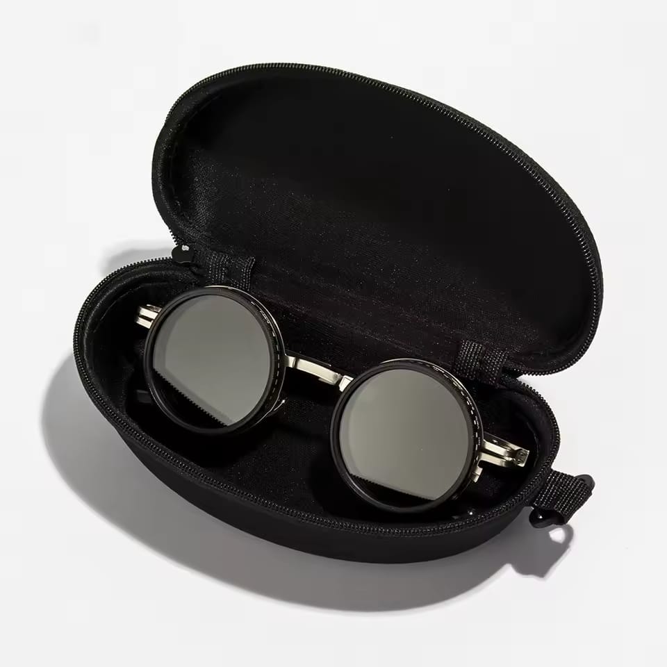Adjustable Dimming Glasses ND Filter UV400 Polarized Sunglasses 9 Level dimming Sunglasses with box