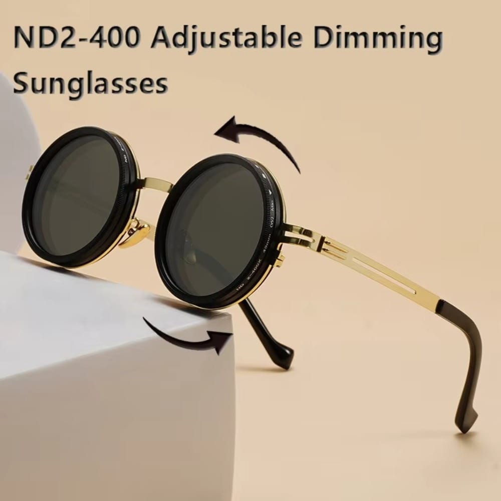 Adjustable Dimming Glasses ND Filter UV400 Polarized Sunglasses 9 Level dimming Sunglasses